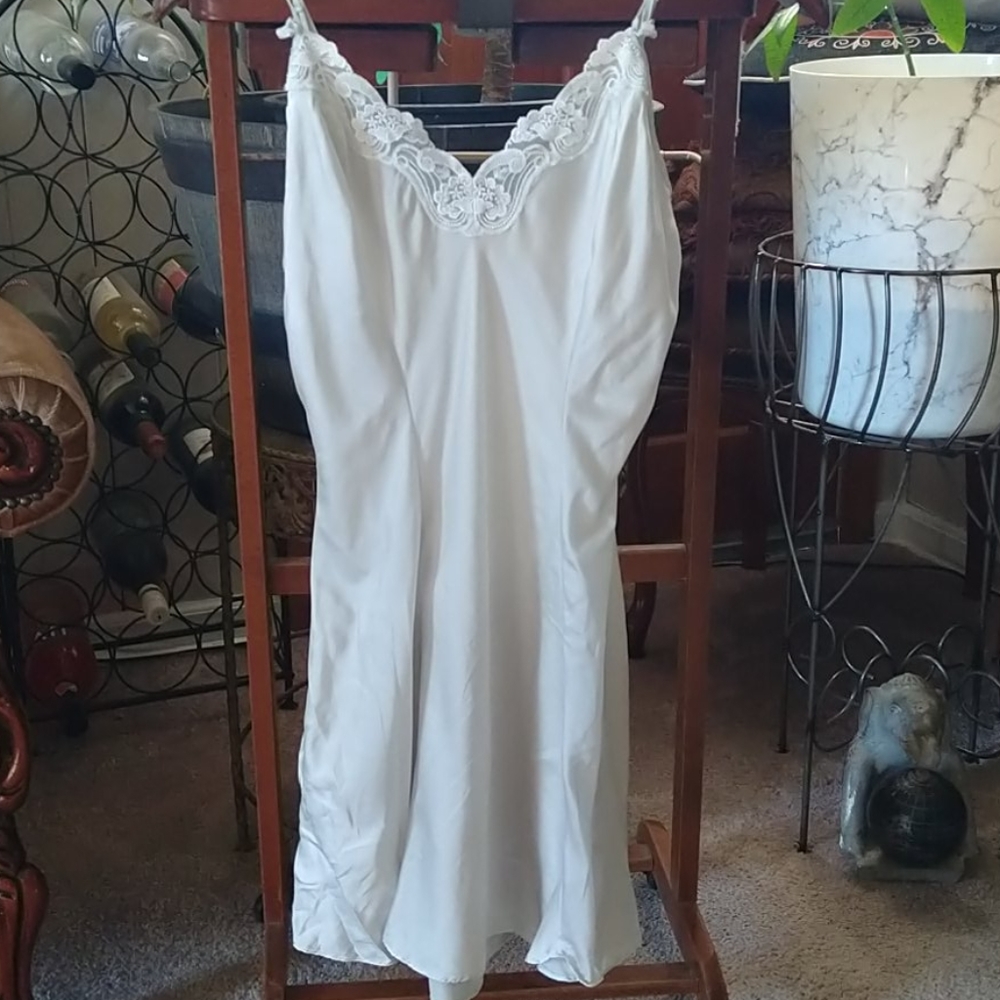 Light grey silk VS slip